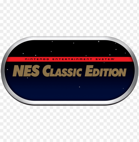 es classic mini logo 1b - nintendo entertainment system mini classic editio Clear Background Isolated PNG Object