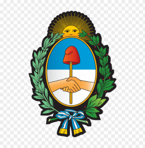escudo argentino logo vector free Clear Background Isolation in PNG Format