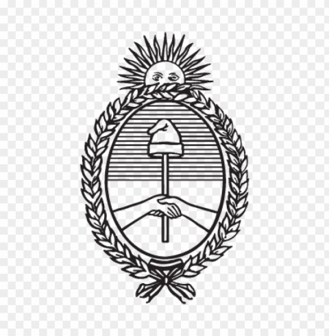 escudo de la republica argentina logo vector Background-less PNGs