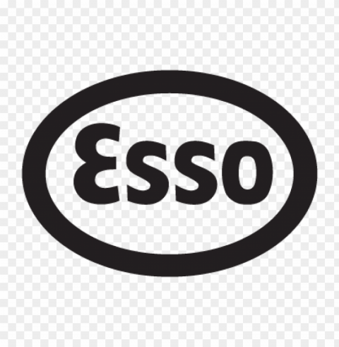 esso logo vector free download Transparent Background PNG Isolated Icon