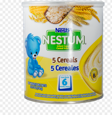 estum infant cereal 5 cereal 730g - nestum baby cereal PNG with Clear Isolation on Transparent Background