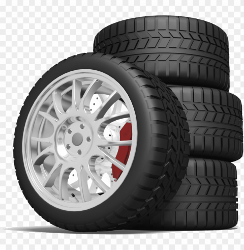 et tire pricing - tyre and alloy wheels Clear Background PNG with Isolation