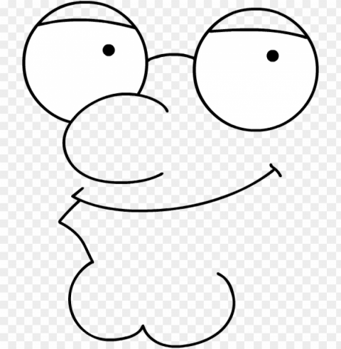 eter griffin face - peter griffin face PNG for use