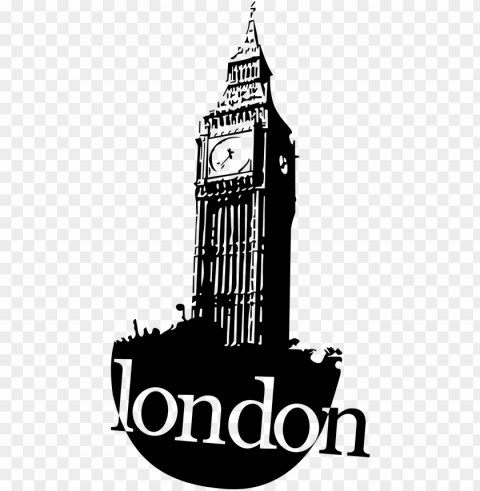 eter pan silhouette clock - reloj big ben animado Free PNG images with clear backdrop