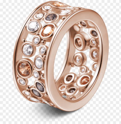 eternity rings soufeel halo eternity ring rose gold Isolated Character in Transparent Background PNG