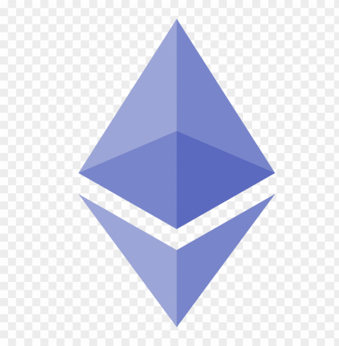 ethereum purple blue Isolated Icon with Clear Background PNG