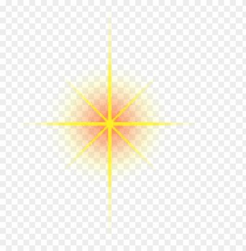 étoile Brillante Transparent Background Isolation In PNG Format