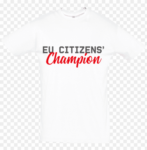 eucitizens champion - unisex tee - active shirt Transparent design PNG