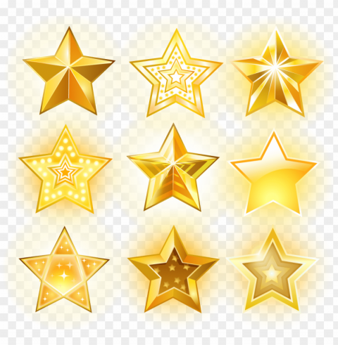 euclidean vector star icon - star Isolated Subject with Transparent PNG
