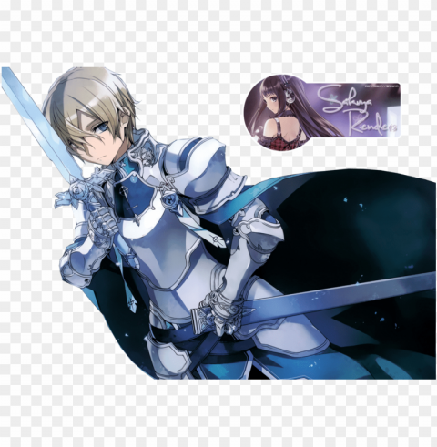 eugeo sword art online - sword art online eugeo render PNG files with transparent backdrop