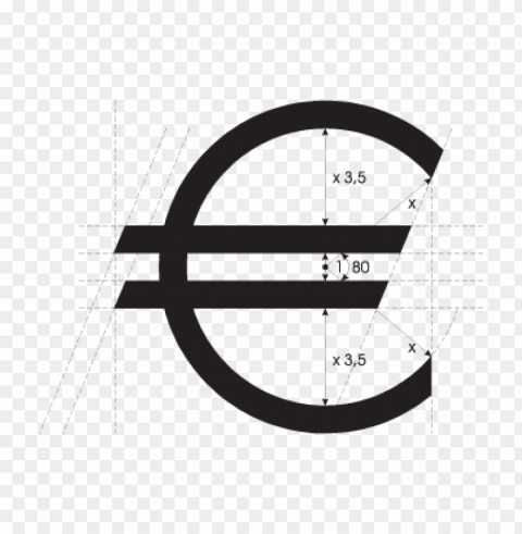 euro cons logo vector free download Transparent PNG Isolated Item with Detail
