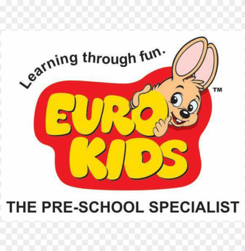 euro kids logo ClearCut Background Isolated PNG Design
