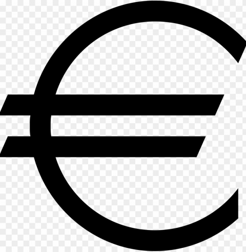 euro logo clear background HD transparent PNG