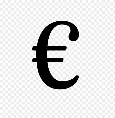 euro logo file HighQuality Transparent PNG Isolated Object