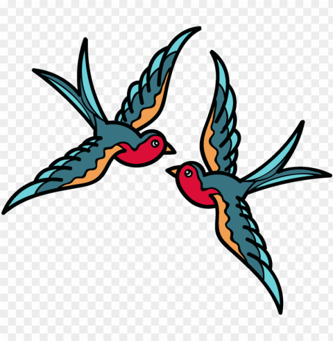 european swallow PNG for design