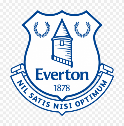 everton football club logo vector Transparent background PNG stock