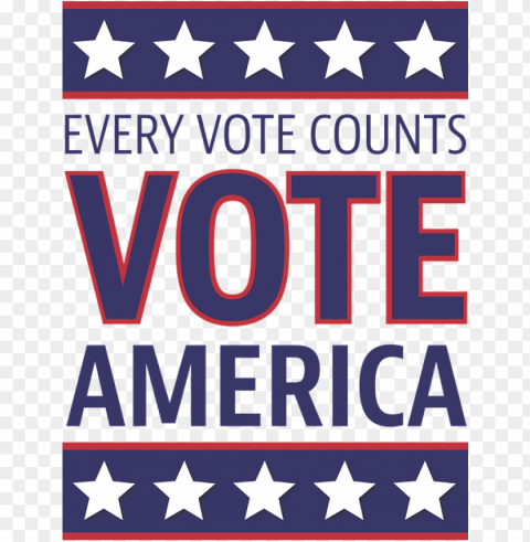 every vote counts america PNG transparent images for websites