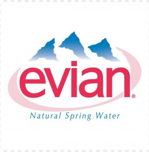 evian logo vector download Isolated PNG Item in HighResolution