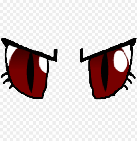 evil eyes cartoon PNG with transparent background for free
