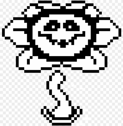 evil flowey clip art black and white stock - undertale flowey Free download PNG images with alpha transparency