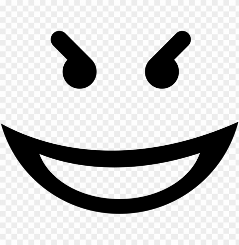 evil smile square emoticon face comments - evil smile PNG transparent images bulk