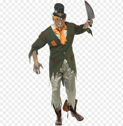 evil unlucky jokers masquerade - leprechaun halloween costume Isolated Subject on Clear Background PNG