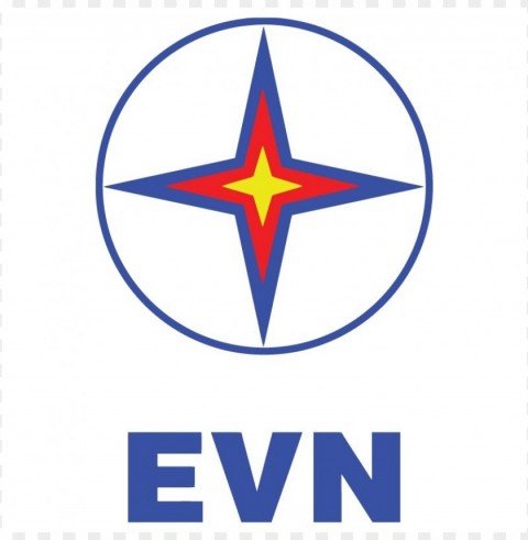 evn vector logo Clean Background Isolated PNG Illustration