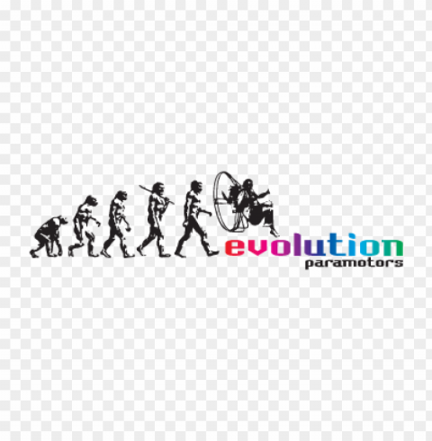 evolution paramotors logo vector free Transparent PNG Isolated Graphic Element
