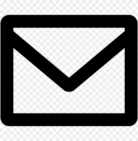 ew email interface symbol of closed envelope back - icone fa envelope o PNG graphics for free
