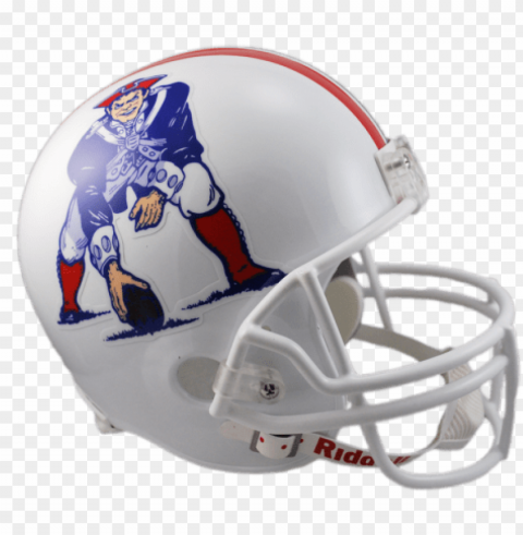 Ew England Patriots Vsr4 Replica Throwback Helmet - Riddell New England Patriots Full Size Throwback Replica High-resolution Transparent PNG Images Assortment