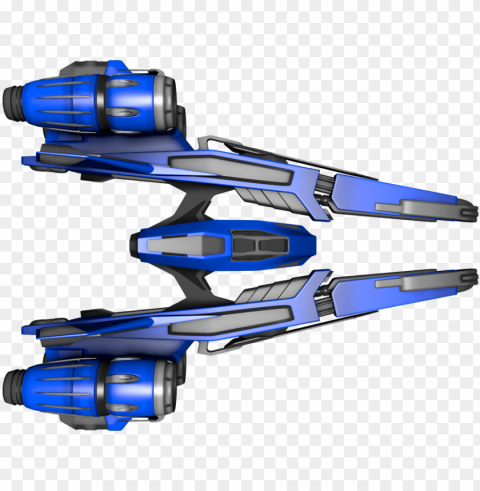 Ew Free Sprites Blue Spaceship - Спрайт Космический Корабль Alpha PNGs