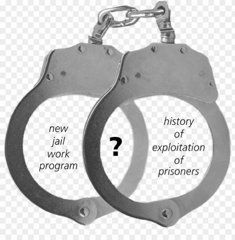 Ew Jail Work System Unfair To Prisoners - Handcuffs Venn Diagram Transparent PNG Isolated Artwork