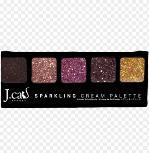 ew jcat cream glitter pallette - eye shadow Clean Background Isolated PNG Graphic