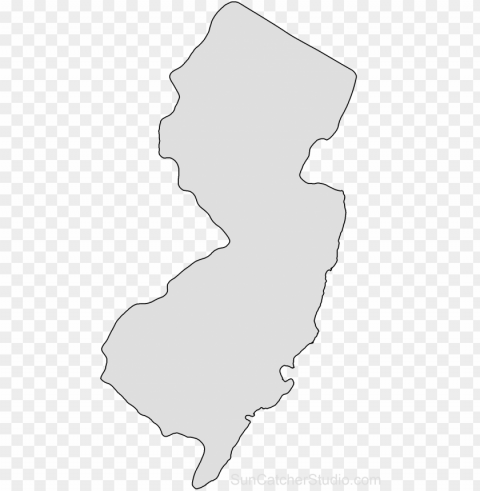 ew jersey map outline shape state stencil clip - new jerseystate outline Clear PNG pictures free