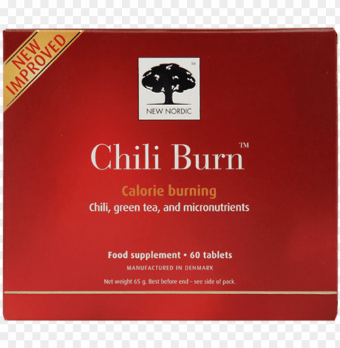 ew nordic chili burn tablets - new nordic chili burn 60 tablets PNG Object Isolated with Transparency