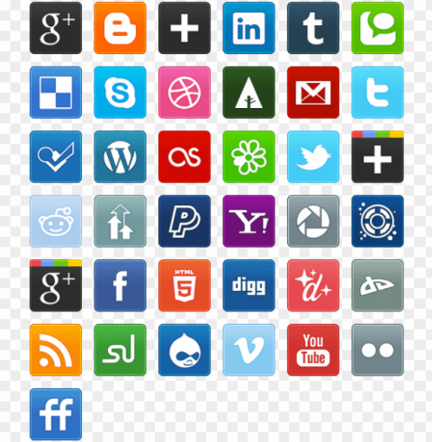 ew social media bookmarking icon set icon pack by - social media icons PNG images with no background needed