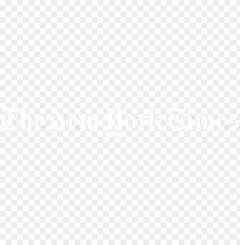 ew york times logo white transparent PNG Graphic Isolated with Transparency