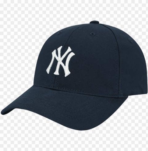 ew york yankees logo curve cap - new york yankees cap navy blue PNG without background