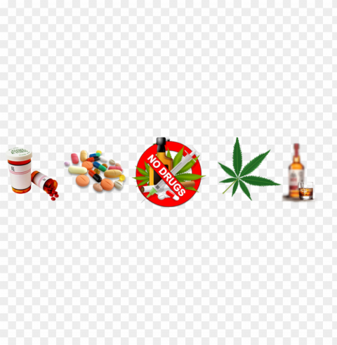 exciting things college students encounter - no drugs and alcohol transparent PNG Image Isolated with Clear Background