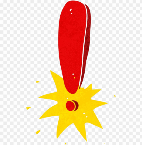 exclamation mark image - exclamation mark cartoon Transparent Background Isolated PNG Character