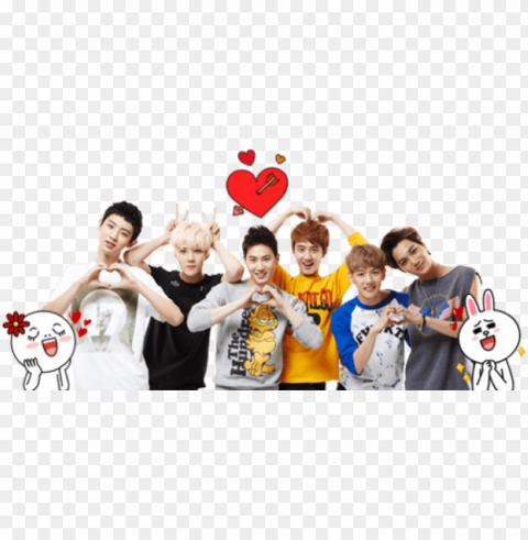 exo k PNG Image Isolated with Transparent Clarity