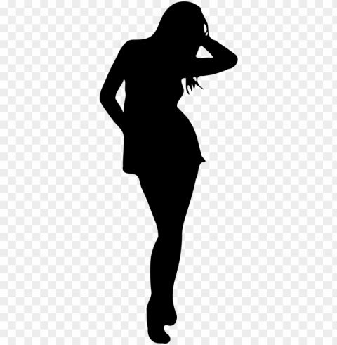exotic clipart woman silhouette - woman silhouette Clear Background PNG Isolated Illustration