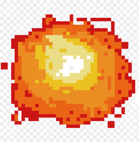 explosion - pixel art PNG Image with Isolated Artwork