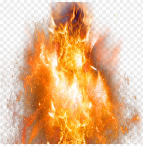 explosion with fire - fire explosion on transparent PNG Image with Clear Background Isolated