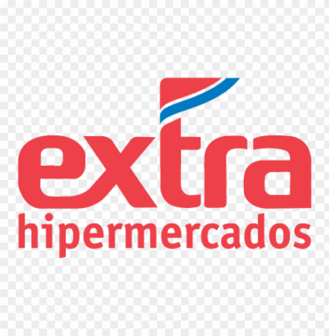extra hipermercados logo vector Transparent PNG images for design