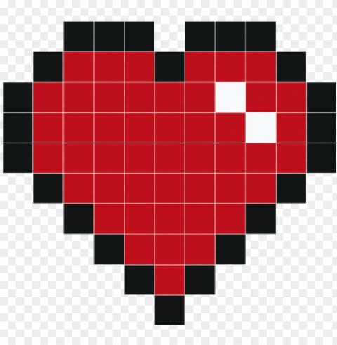 extra life by stickaz - heart 8 bit Transparent PNG Graphic with Isolated Object