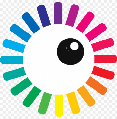 eye- - colorful eye icon PNG Image Isolated with Transparent Clarity