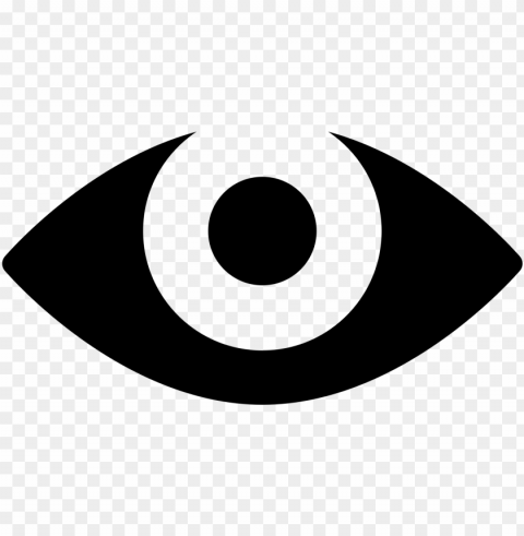 eye filled icon - ico Background-less PNGs
