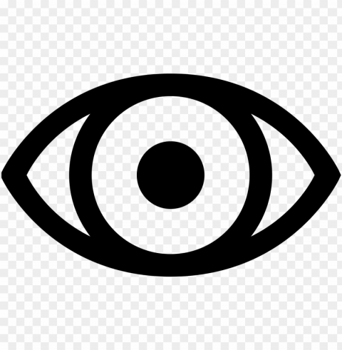 eye icon PNG Image with Isolated Element