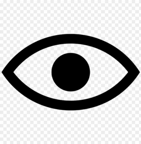 eye icon Isolated Graphic on Clear Transparent PNG PNG transparent with Clear Background ID 55750e39